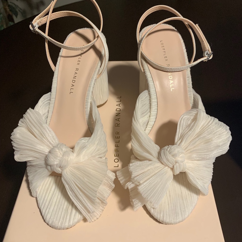 Loeffler Randall Camellia Heel Pearl Size 7